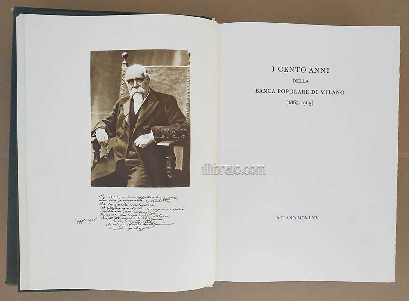 I cento anni della Banca Popolare di Milano (1865-1965)