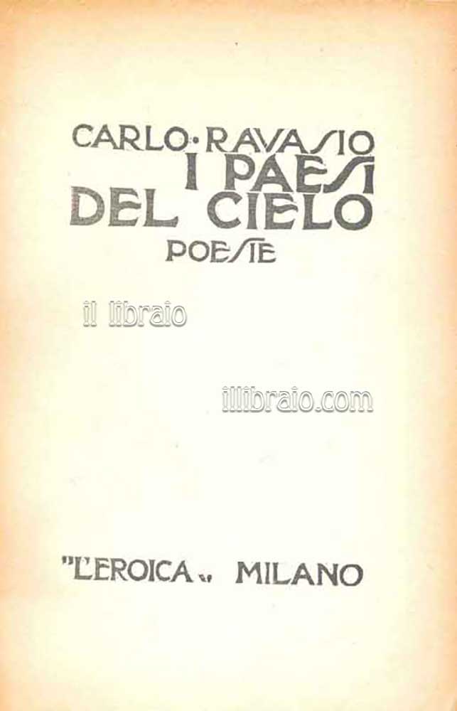 I paesi del cielo. Poesie