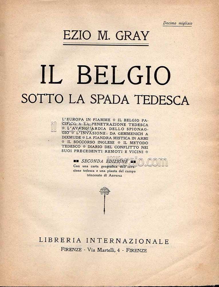 Il Belgio sotto la spada tedesca