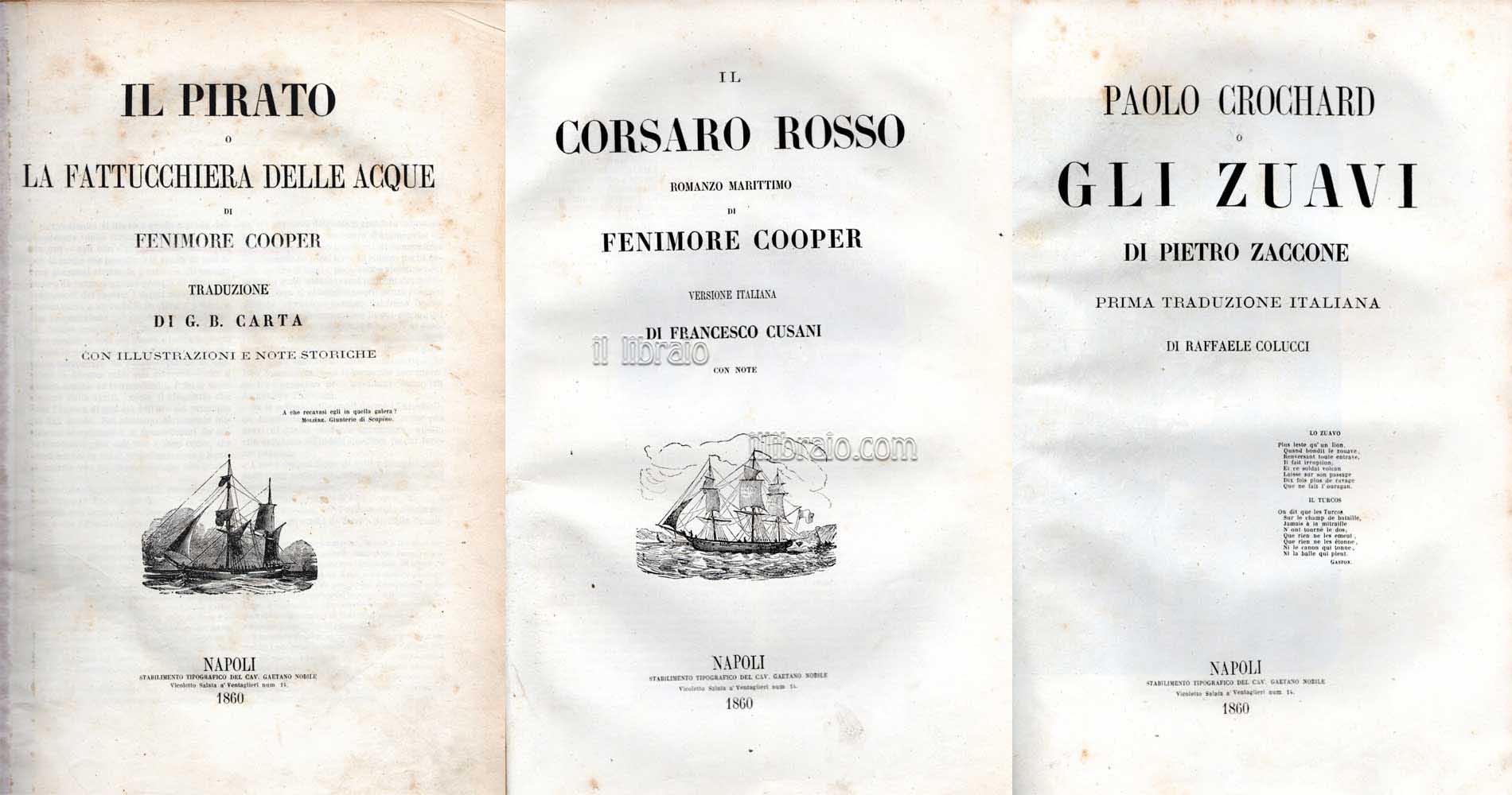 Il pirato o la fattucchiera delle acque - Il corsaro …
