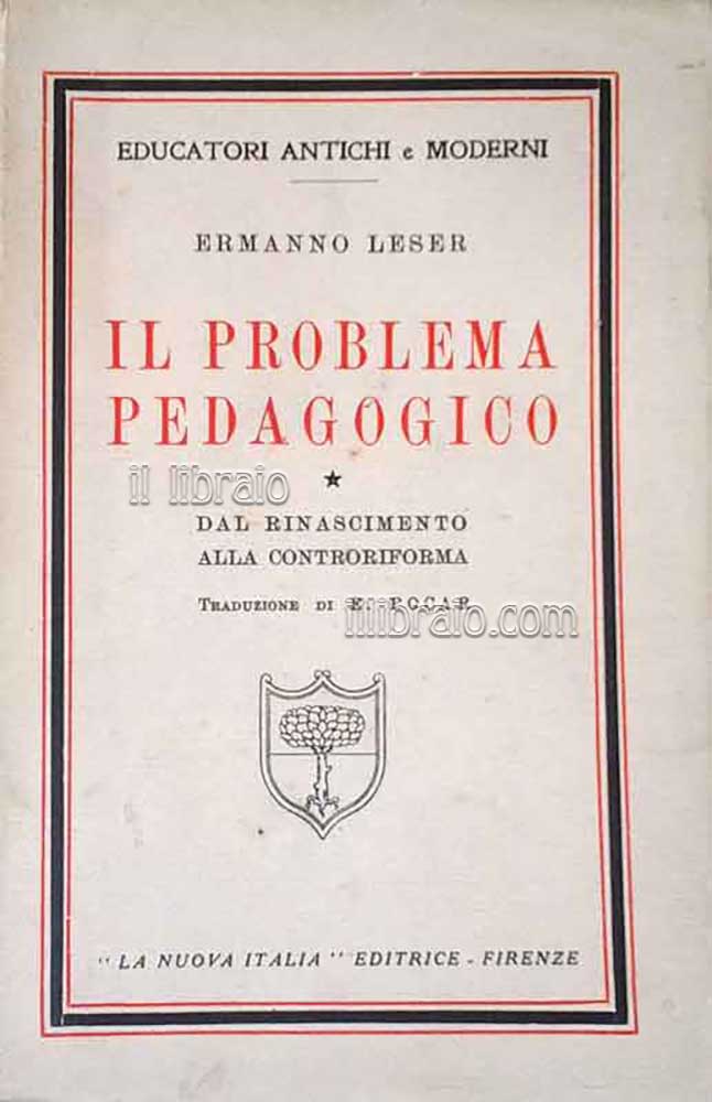 Il problema pedagogico