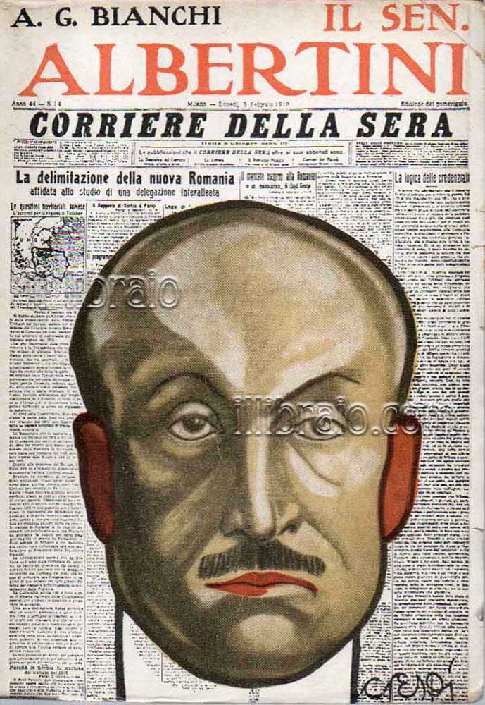 Il Senatore Luigi Albertini direttore del "Corriere della Sera"