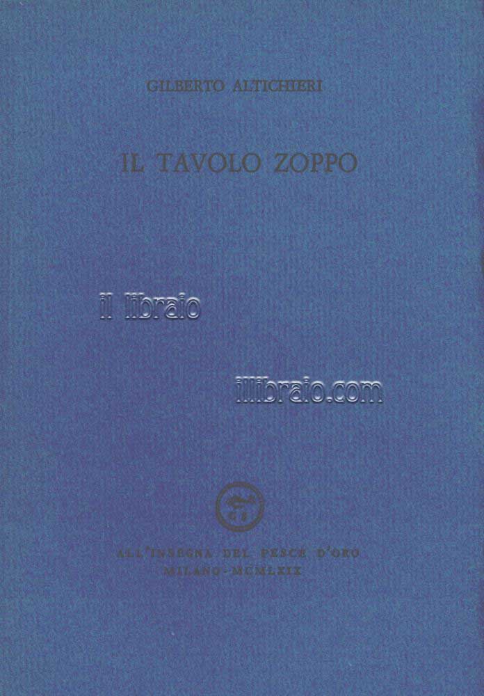 Il tavolo zoppo