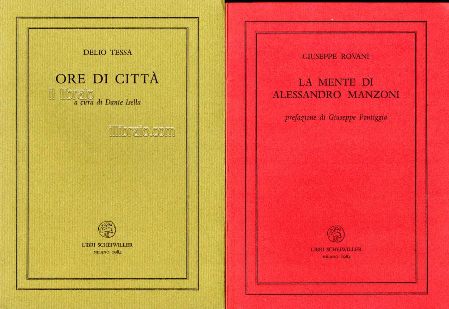 La mente di Alessandro Manzoni + Ore di città