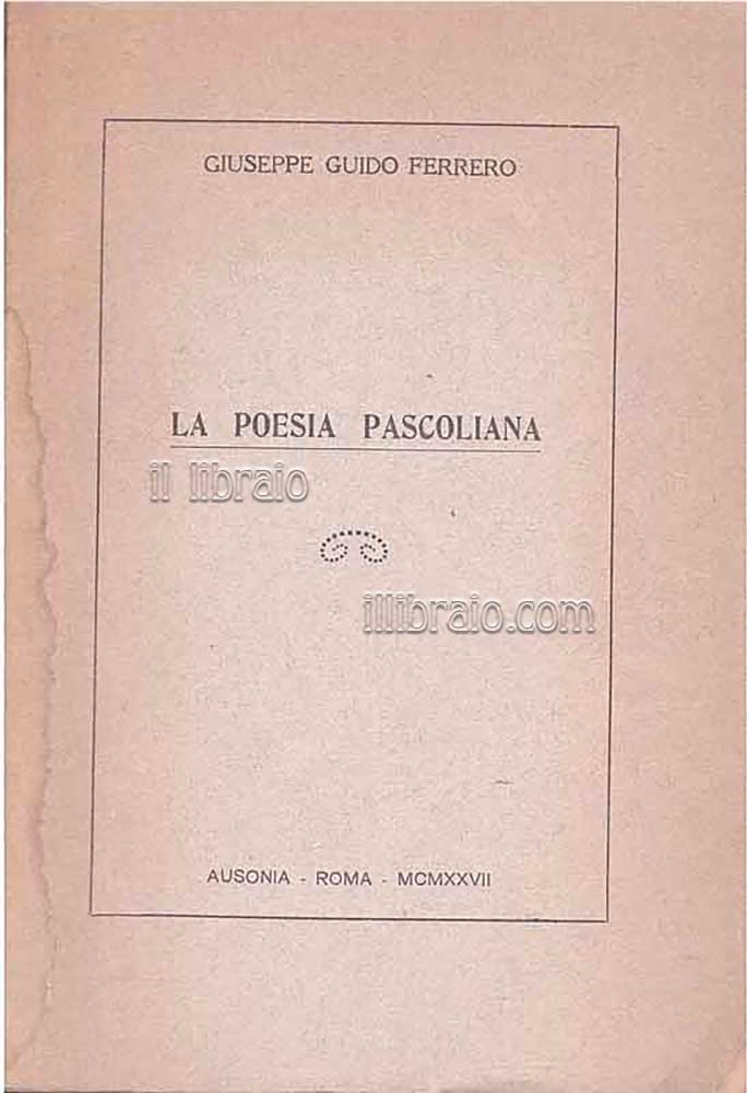 La poesia pascoliana