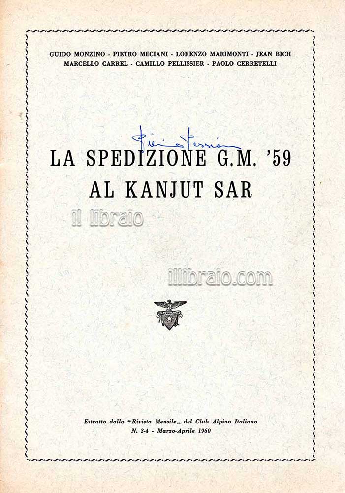 La spedizione G. M. '59 al Kanjut Sar