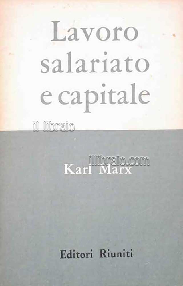 Lavoro salariato e capitale