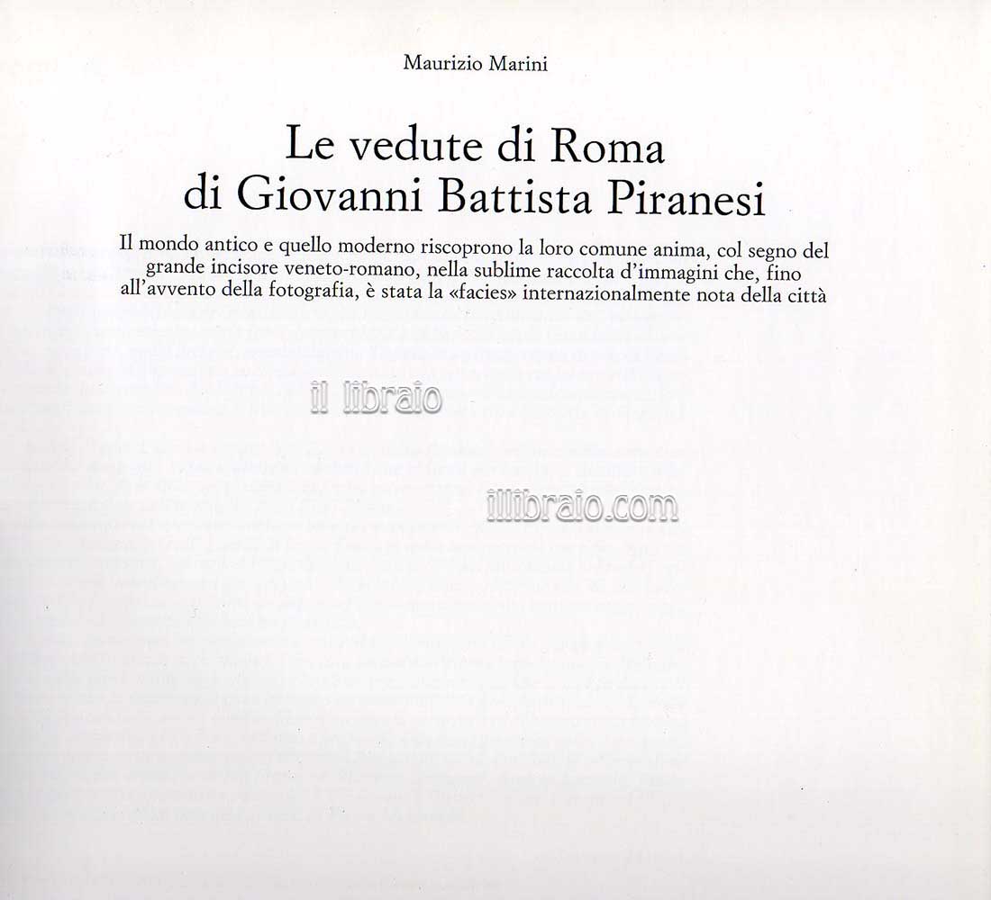 Le vedute di Roma di Giovanni Battista Piranesi