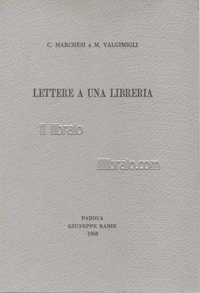 Lettere a una libreria