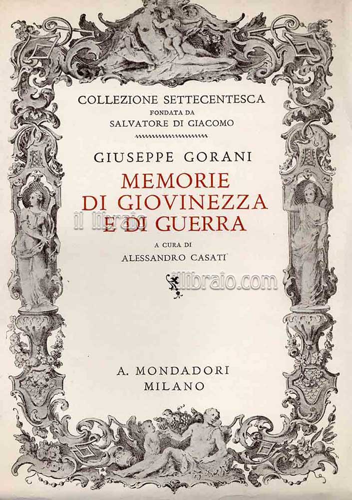 Memorie di giovinezza e di guerra (1740-1763)