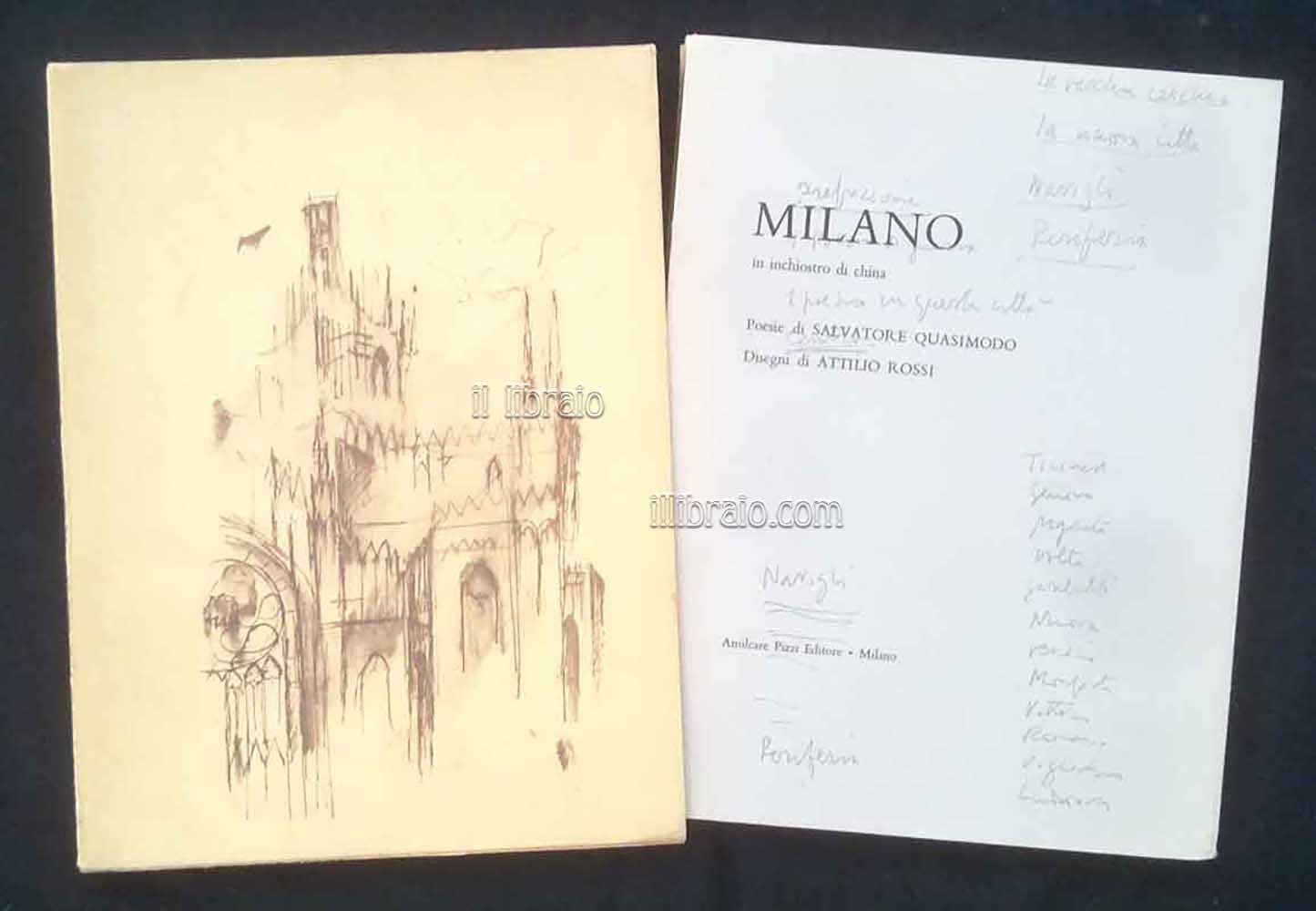 Milano in inchiostro di china