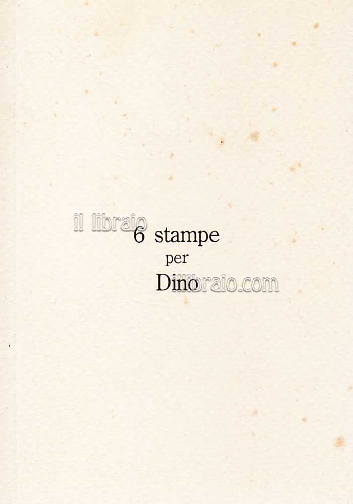 Per Dino (Tamburini). 6 stampe natalizie per gli amici 1986 …
