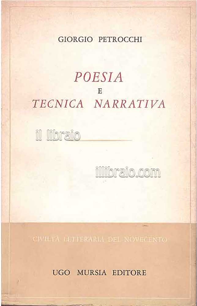 Poesia e tecnica narrativa