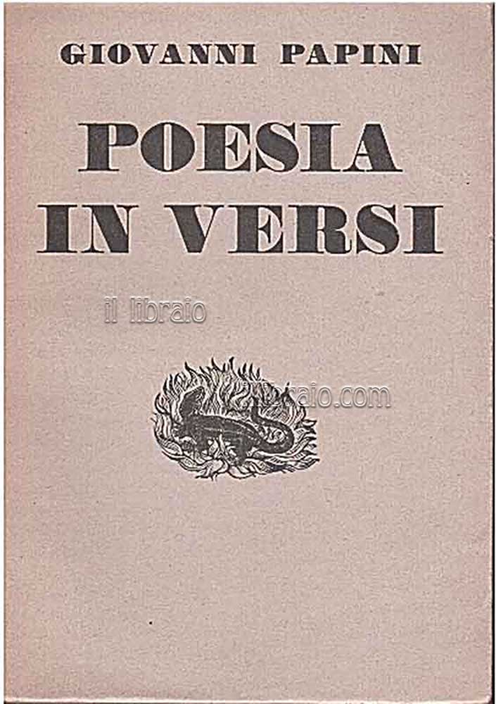 Poesia in versi. Opera prima. Pane e vino