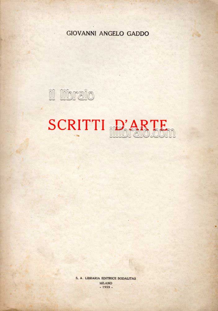 Scritti d'arte