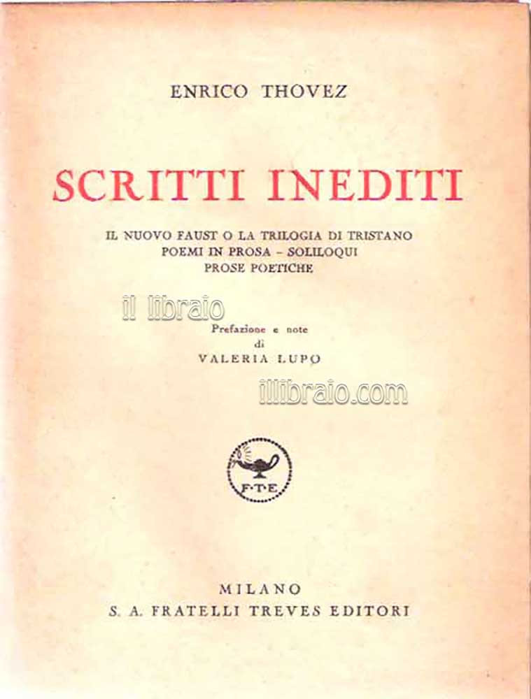 Scritti inediti