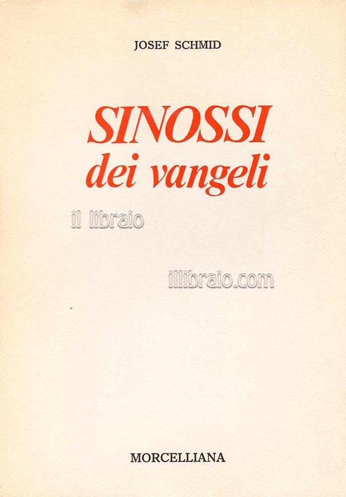 Sinossi dei tre primi evangeli con i passi paralleli di …