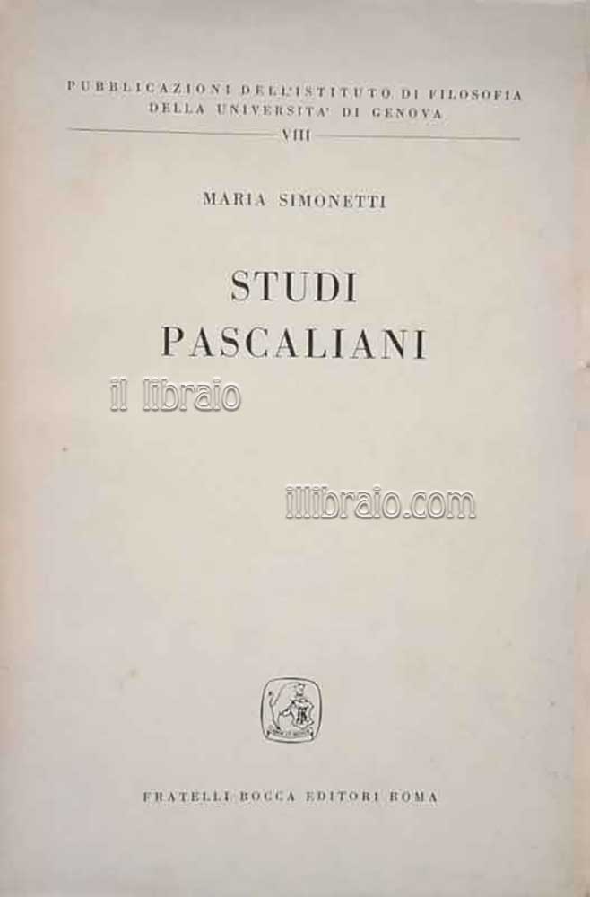 Studi pascaliani