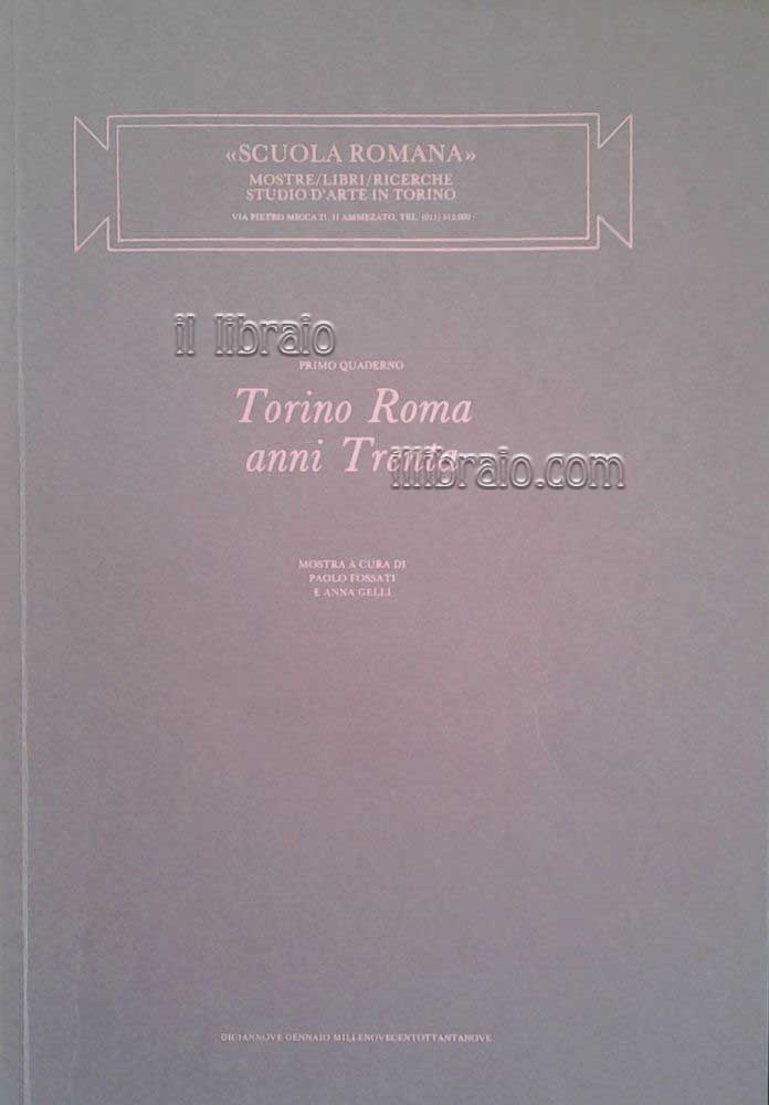 Torino Roma anni Trenta