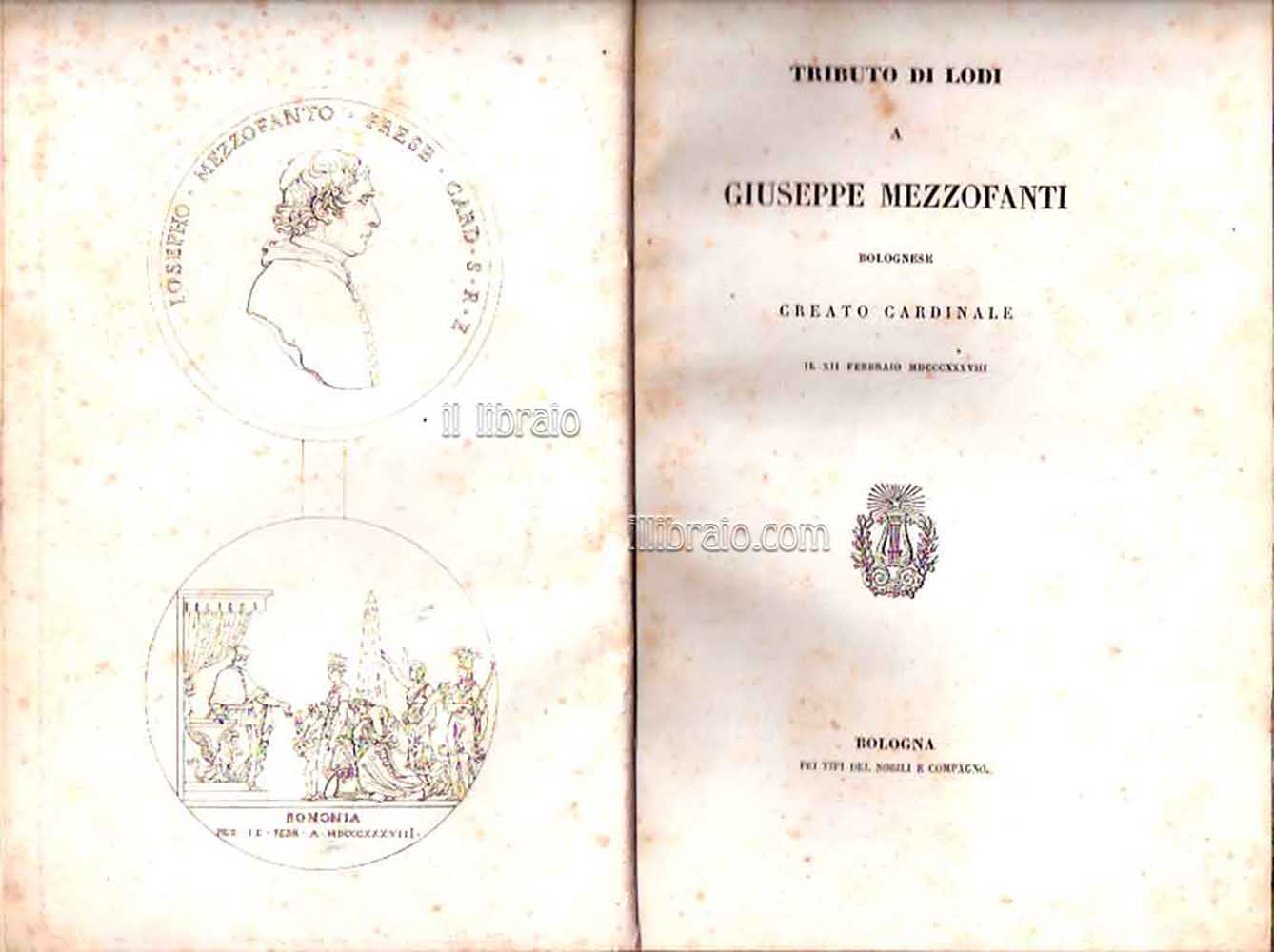 Tributo di Lodi a Giuseppe Mezzofanti bolognese creato cardinale il …