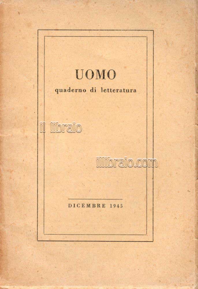 Uomo quaderno di letteratura