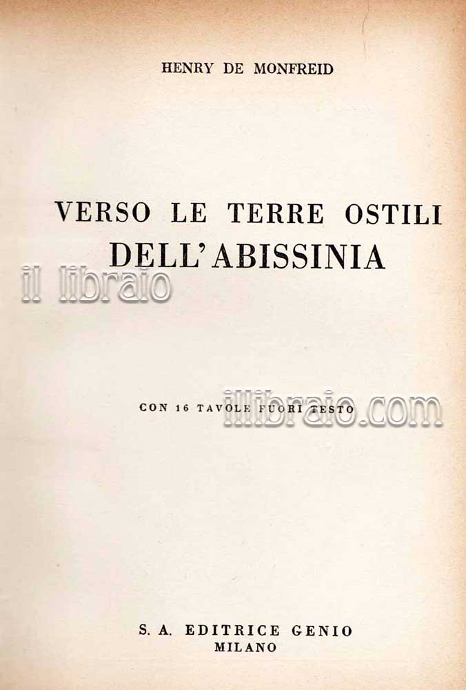 Verso le terre ostili dell'Abissinia