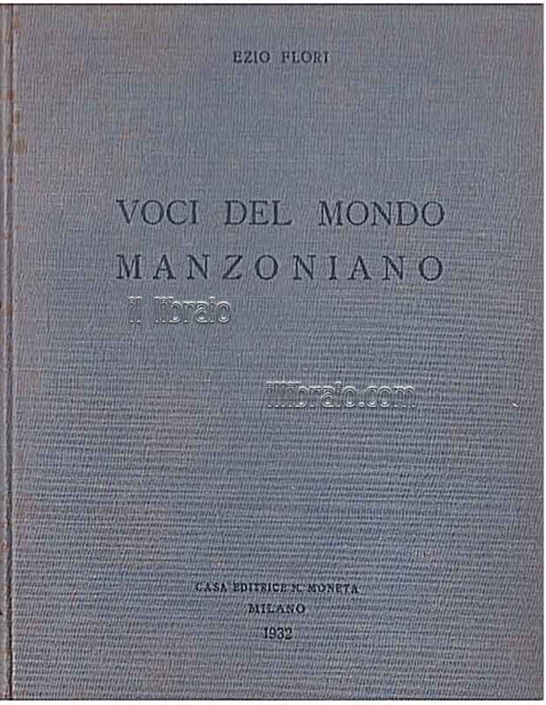Voci del mondo manzoniano