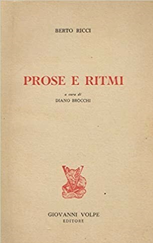 PROSE E RITMI