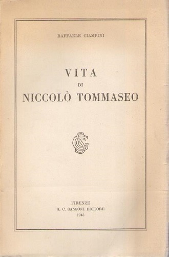 VITA DI NICCOLO' TOMMASEO