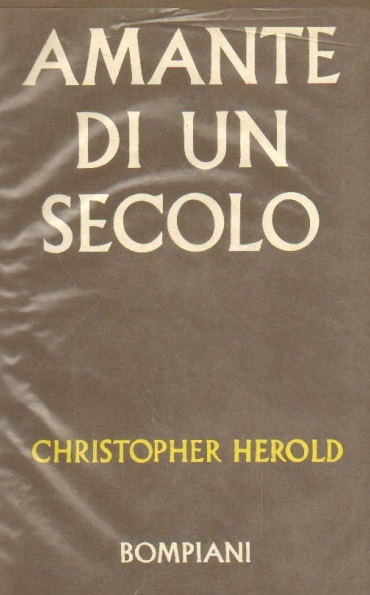 AMANTE DI UN SECOLO. Madame de Stael