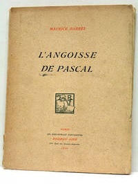 L'ANGOISSE DE PASCAL