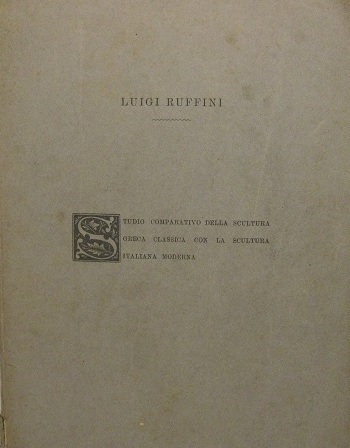 STUDIO COMPARATIVO DELLA SCULTURA GRECA CLASSICA CON LA SCULTURA ITALIANA …