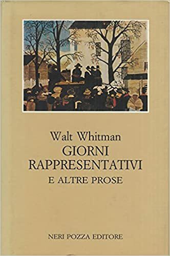 GIORNI RAPPRESENTATIVI E ALTRE PROSE