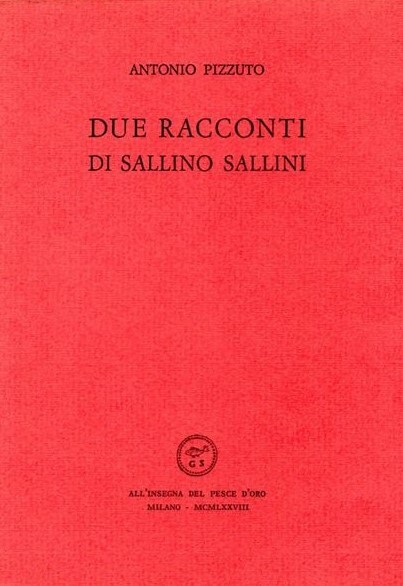 DUE RACCONTI DI SALLINO SALLINI