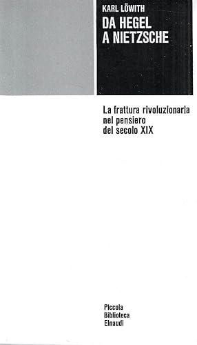 DA HEGEL A NIETZSCHE. La frattura rivoluzionaria nel pensiero del …