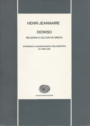 DIONISO. Religione e cultura in Grecia