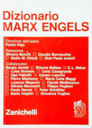 DIZIONARIO MARX ENGELS