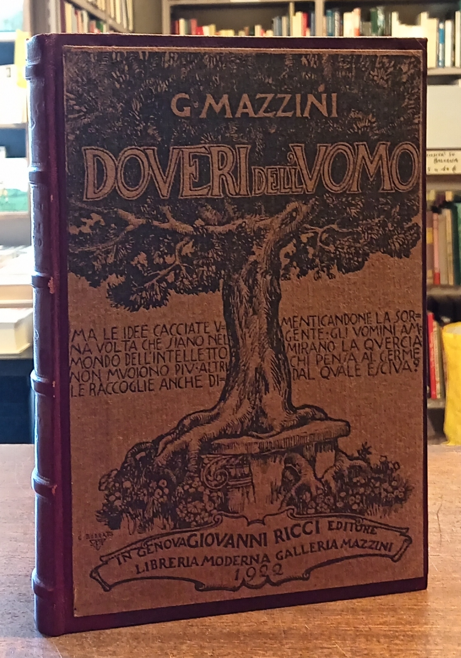 DOVERI DELL'UOMO. Pensiero ed Azione. Dio e Popolo
