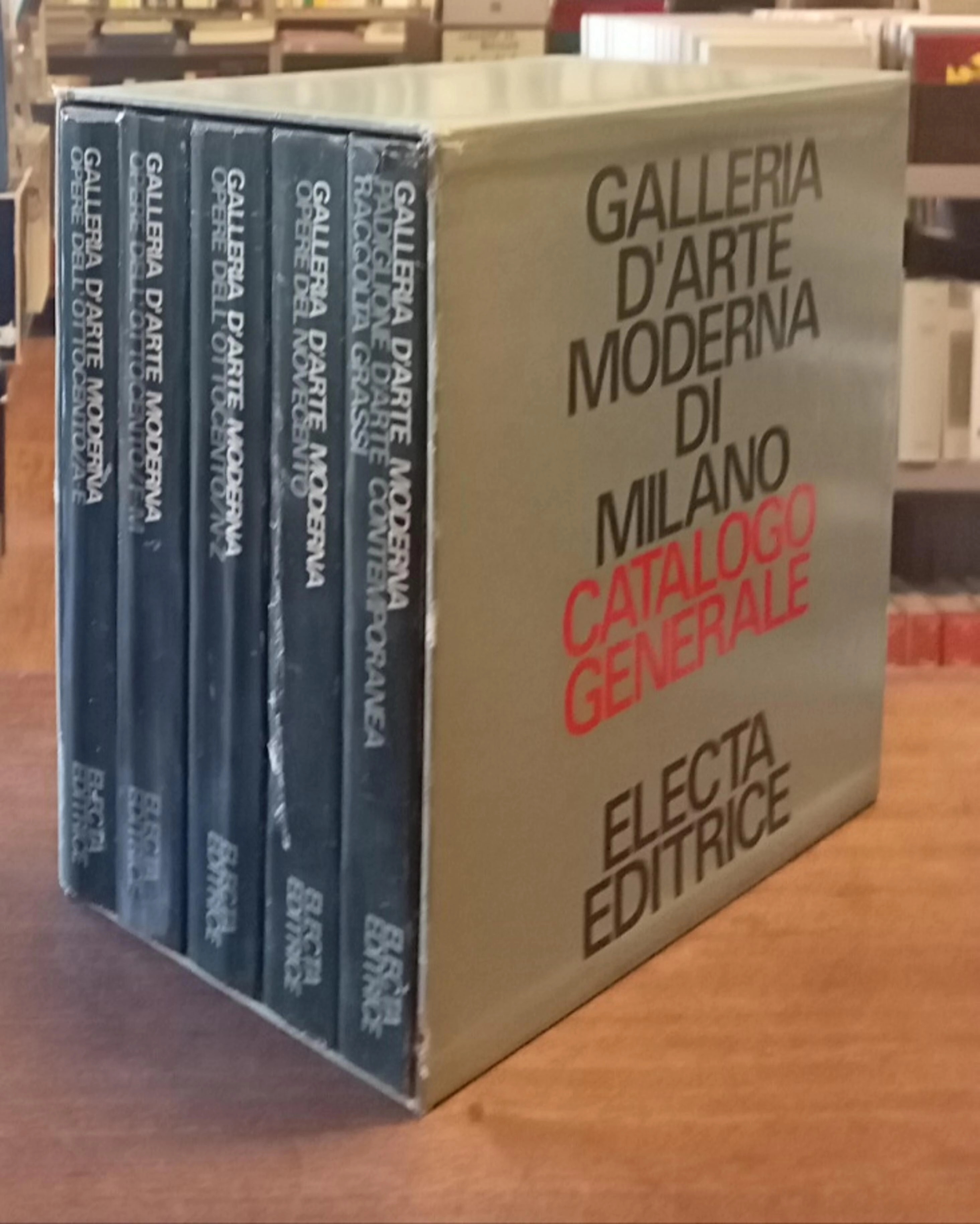 GALLERIA D'ARTE MODERNA DI MILANO. CATALOGO GENERALE (5 volumi)