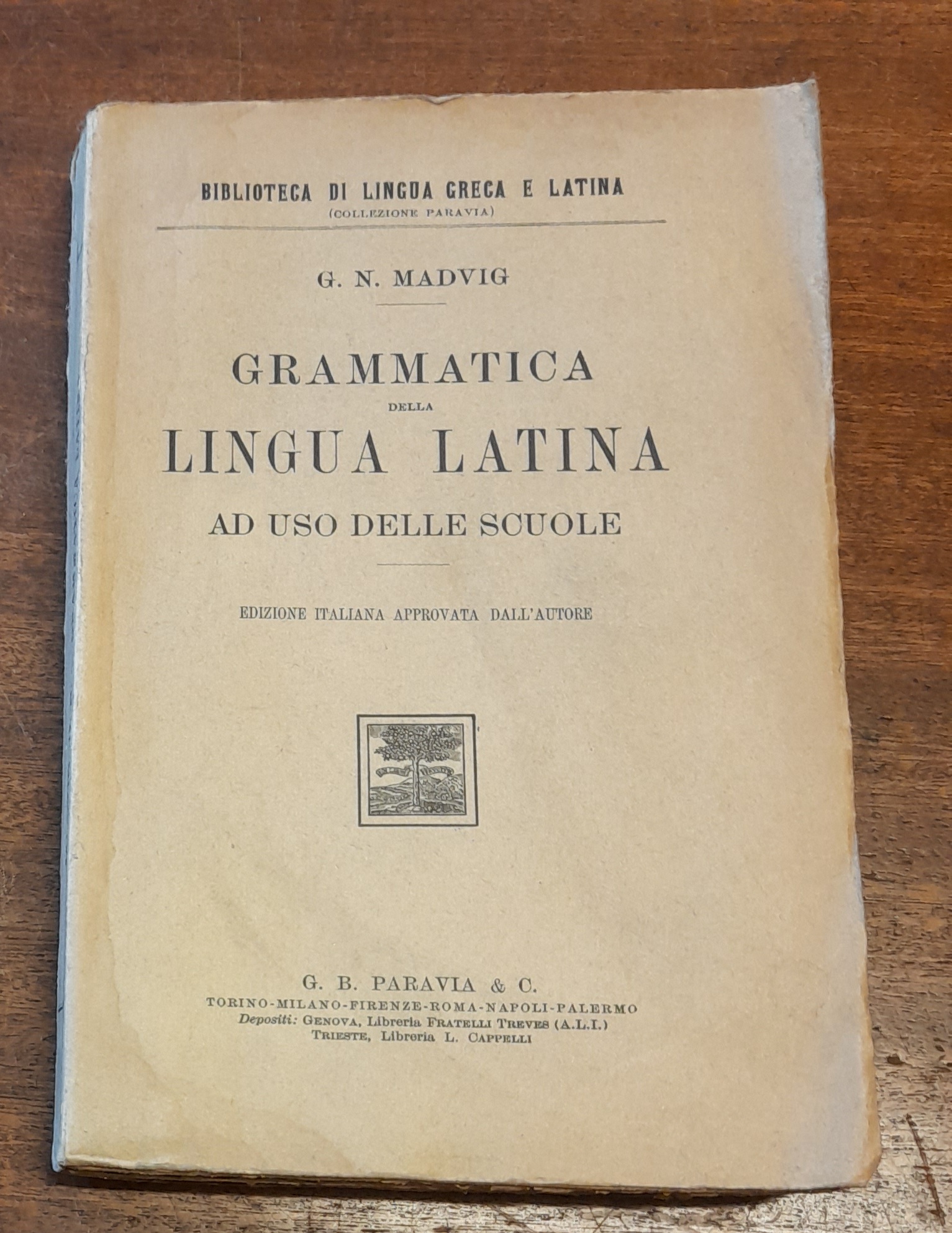 GRAMMATICA DELLA LINGUA LATINA AD USO DELLE SCUOLE