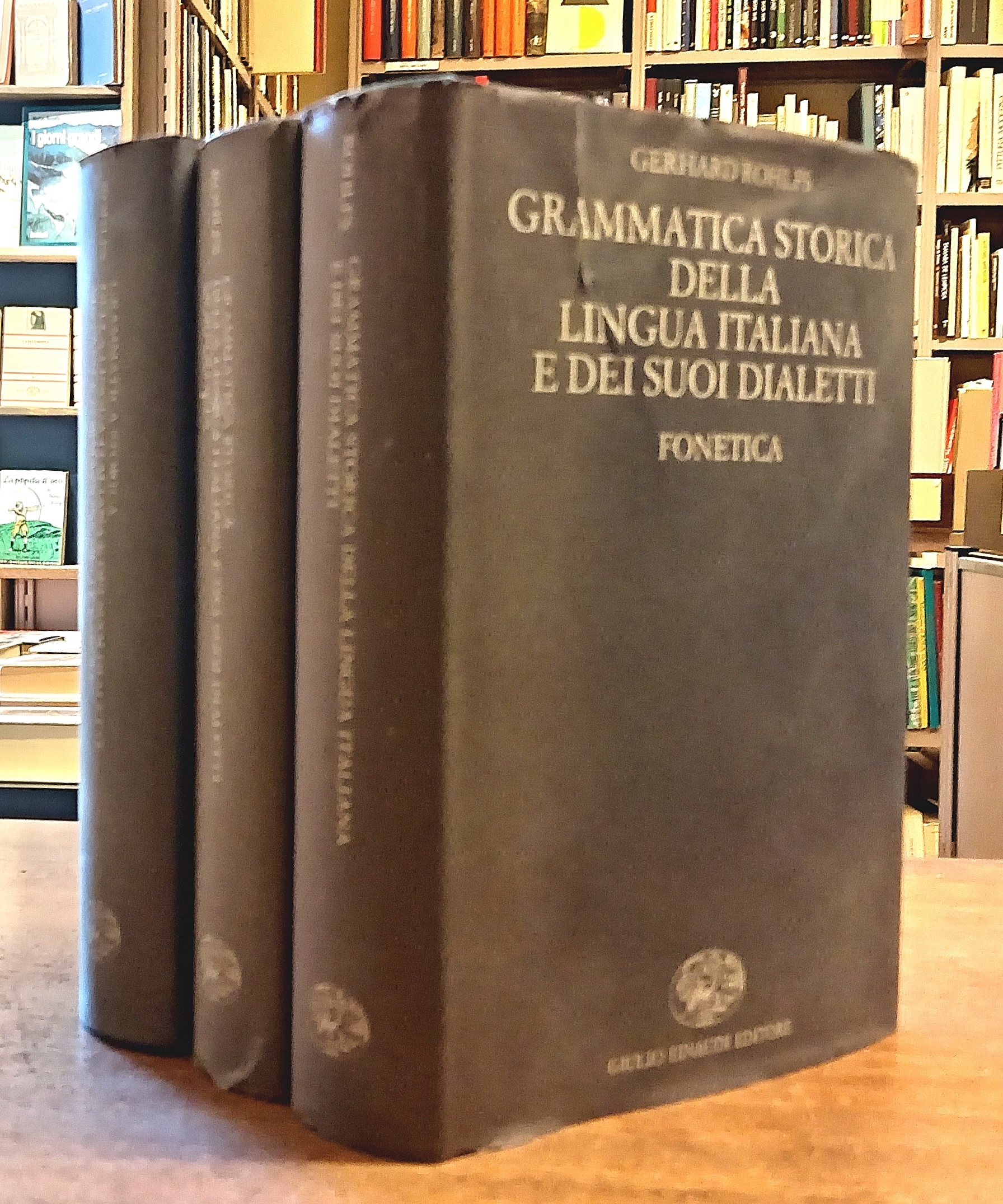 GRAMMATICA STORICA DELLA LINGUA ITALIANA E DEI SUOI DIALETTI. I. …
