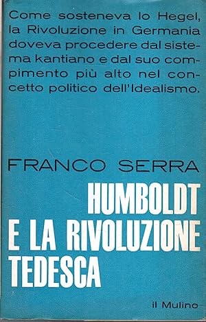HUMBOLDT E LA RIVOLUZIONE TEDESCA