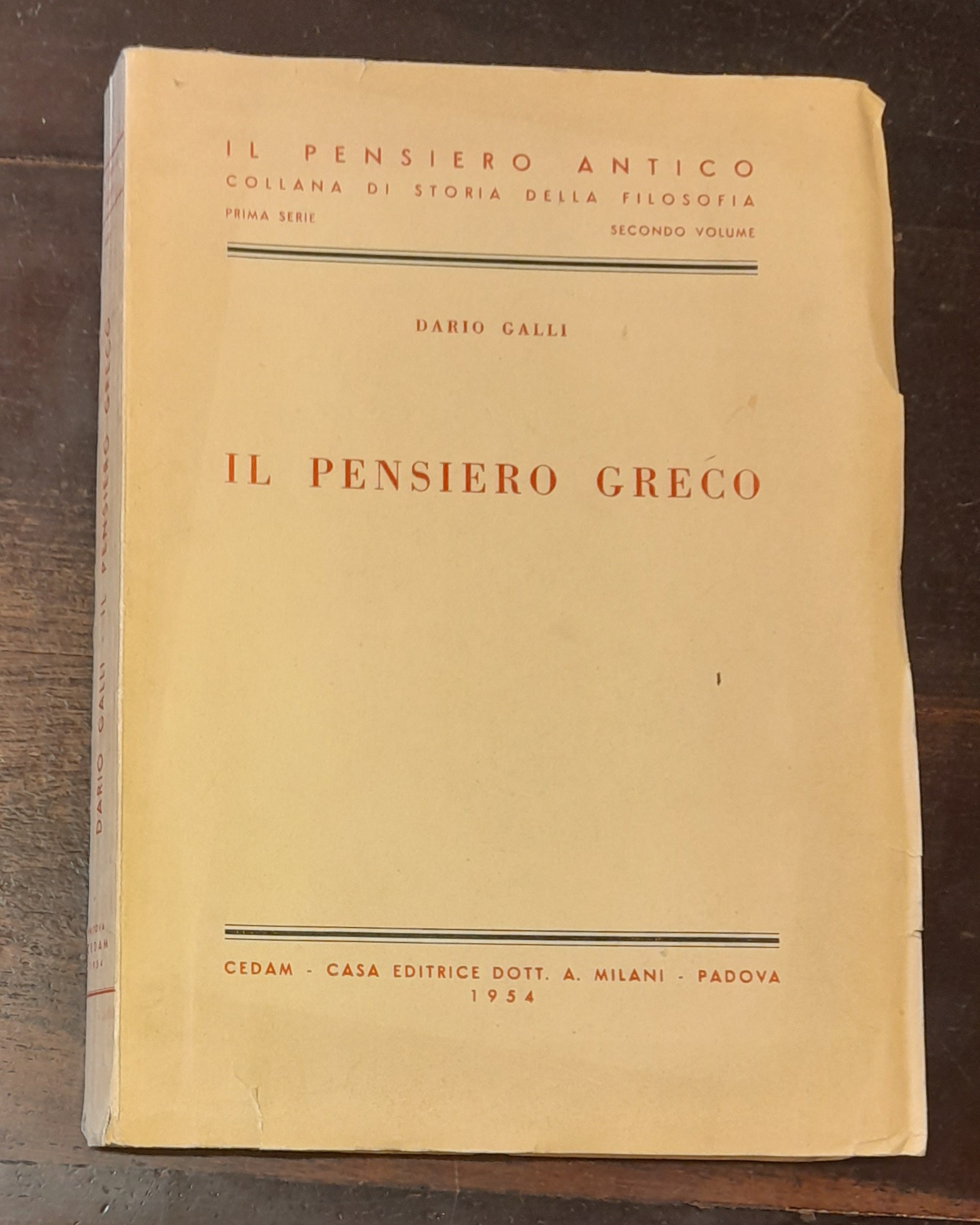 IL PENSIERO GRECO