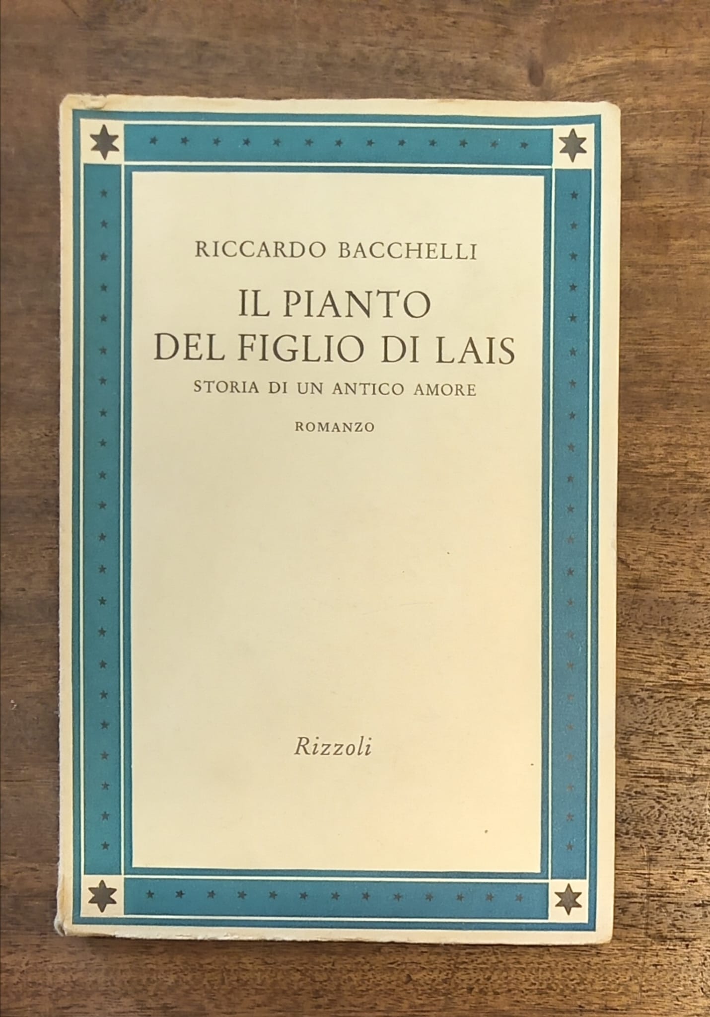 IL PIANTO DEL FIGLIO DI LAIS. Storia di un antico …