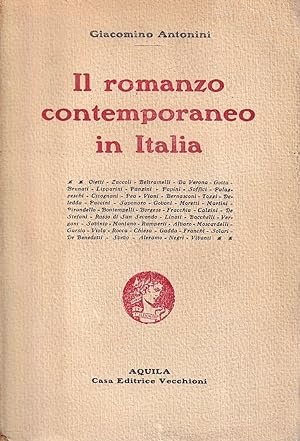 IL ROMANZO CONTEMPORANEO IN ITALIA