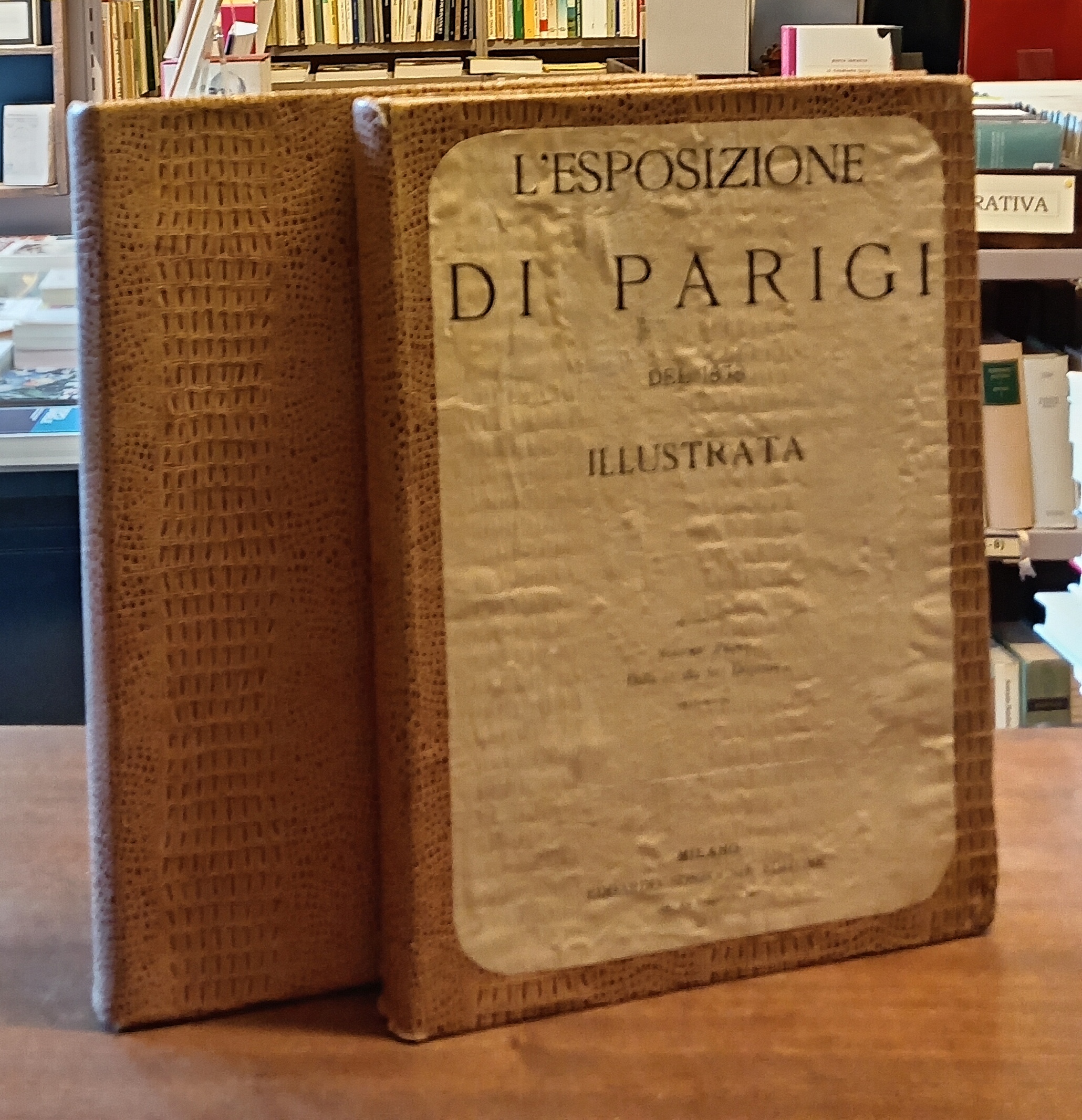 L'ESPOSIZIONE DI PARIGI DEL 1878 ILLUSTRATA. Volume Primo e Volume …