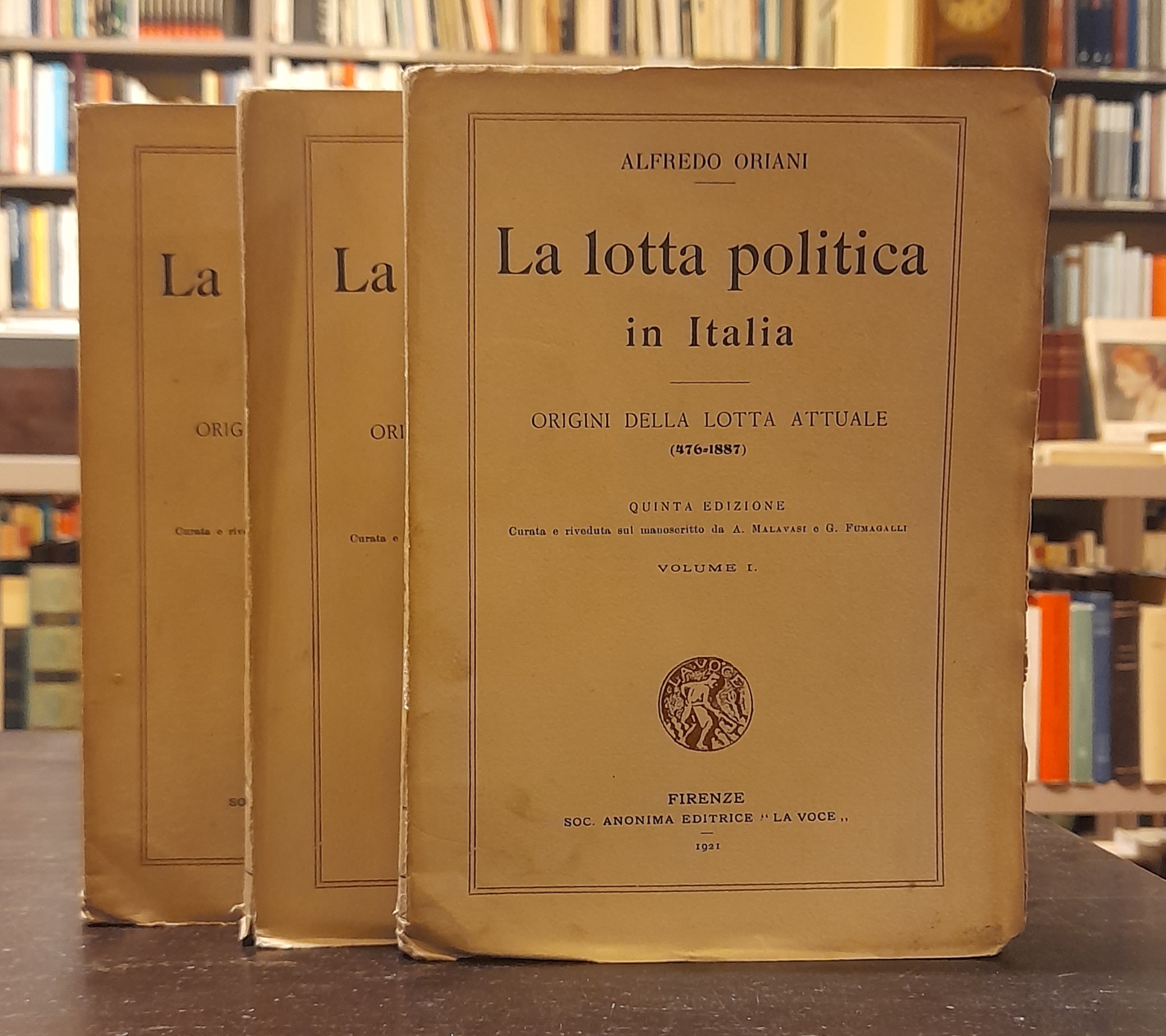 LA LOTTA POLITICA IN ITALIA. Origini della lotta attuale 476/1887 …