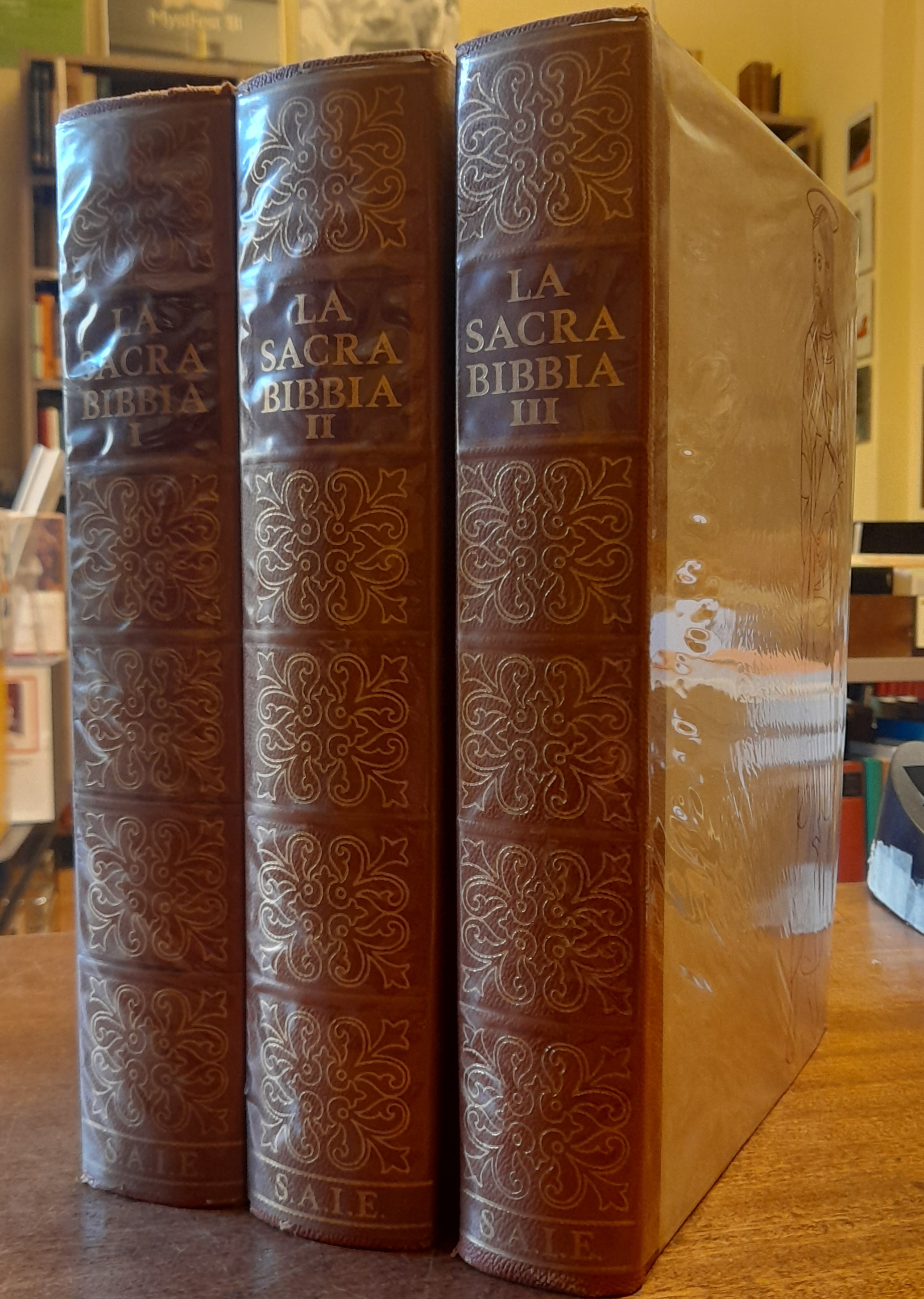 LA SACRA BIBBIA. Illustrata con riproduzioni di capolavori d'arte (3 …