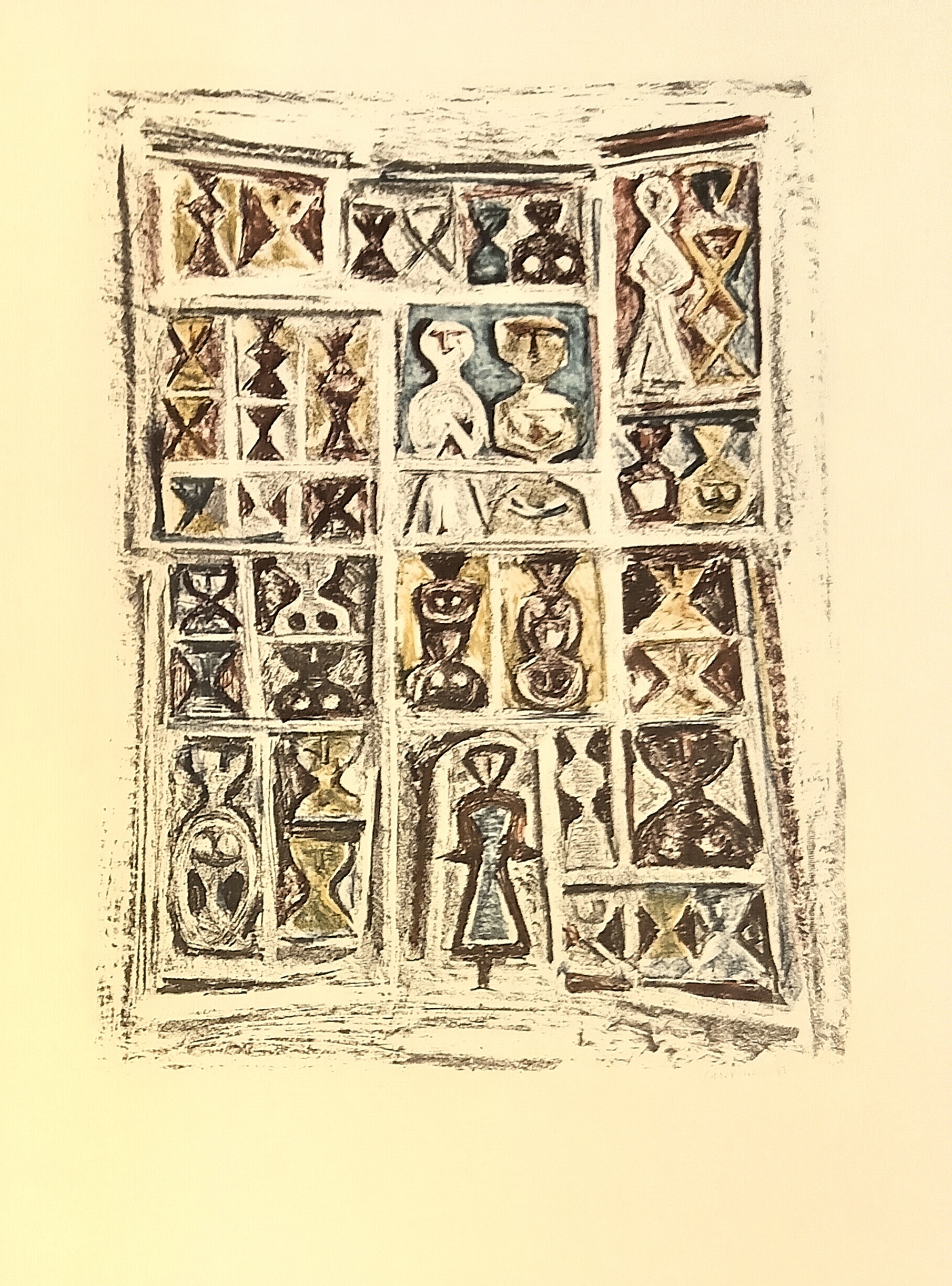 LE LITOGRAFIE DI CAMPIGLI. CATTEDRALE. Litografia a colori