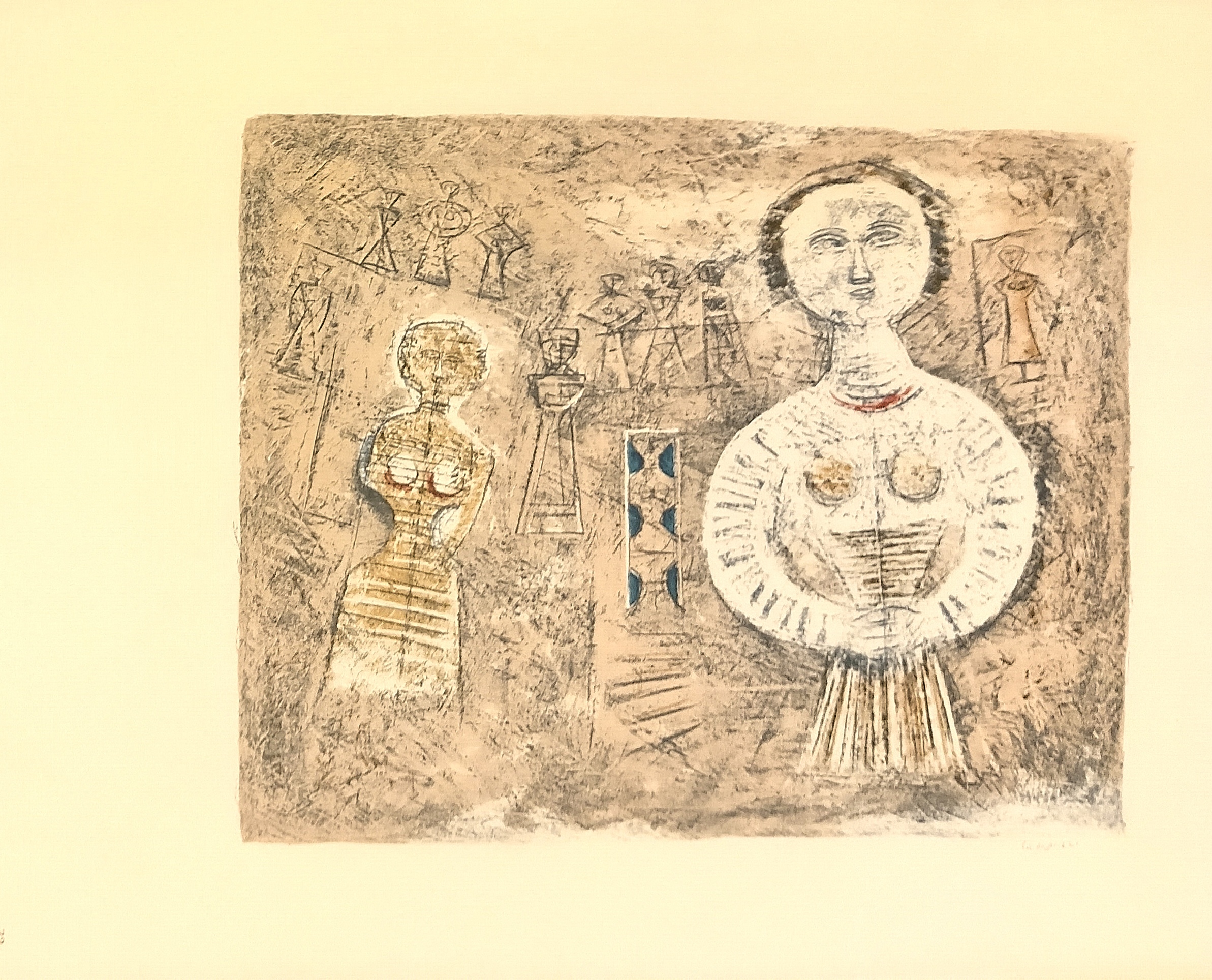 LE LITOGRAFIE DI CAMPIGLI. COMPOSIZIONE. Litografia a colori